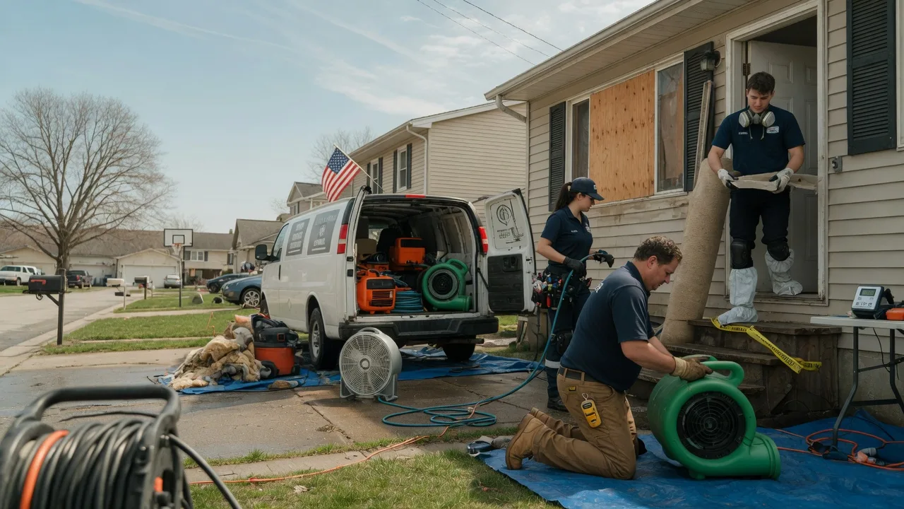 Water Damage Restoration in Gridley, KS near me